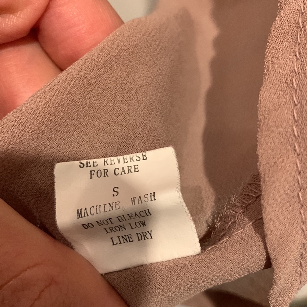 Tobi dusty pink portofino style shirt - Picture 5 of 5